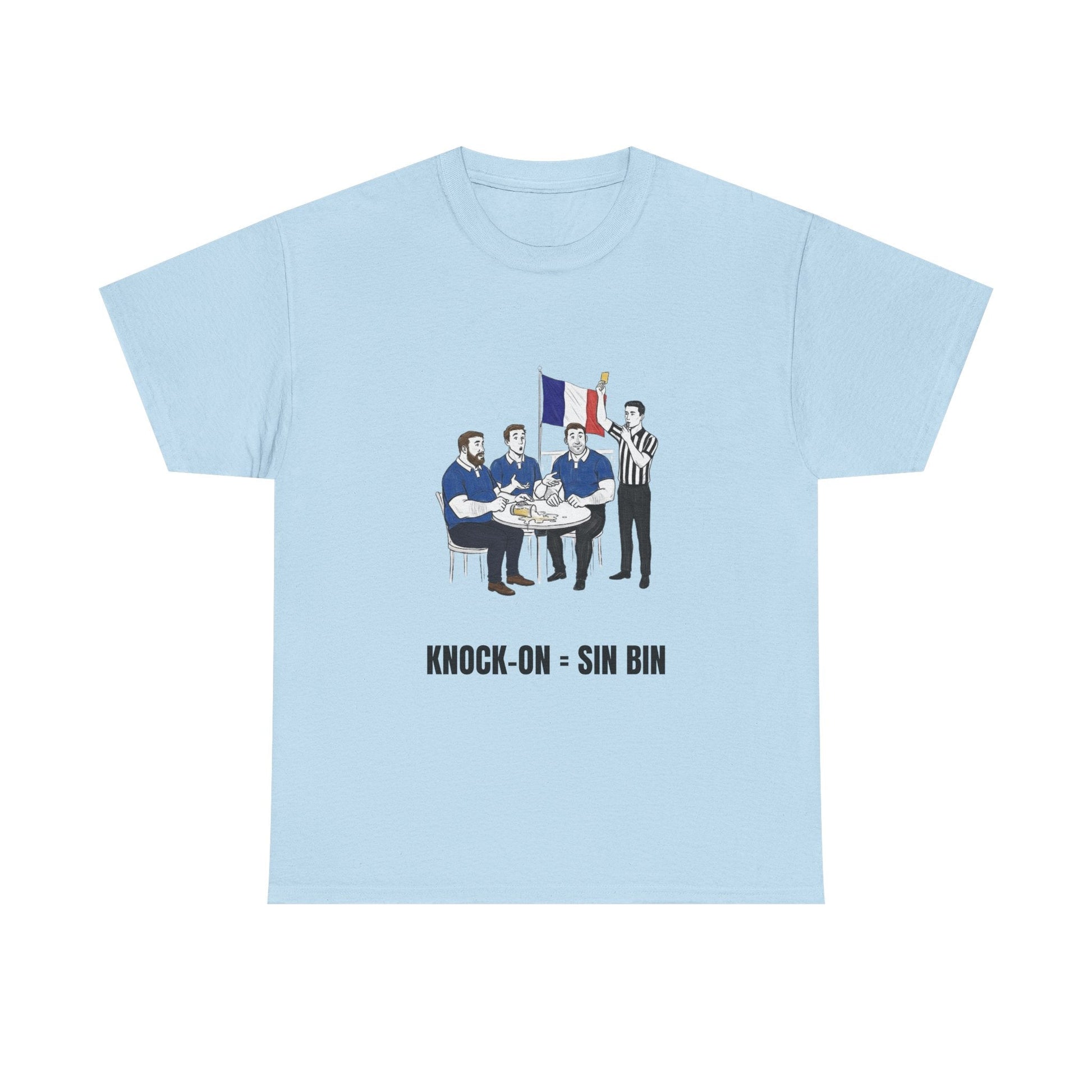 T-shirt rugby et bière français – Carton jaune renversé | T-shirt humoristique pour supporters de rugby - Rugby & Beer